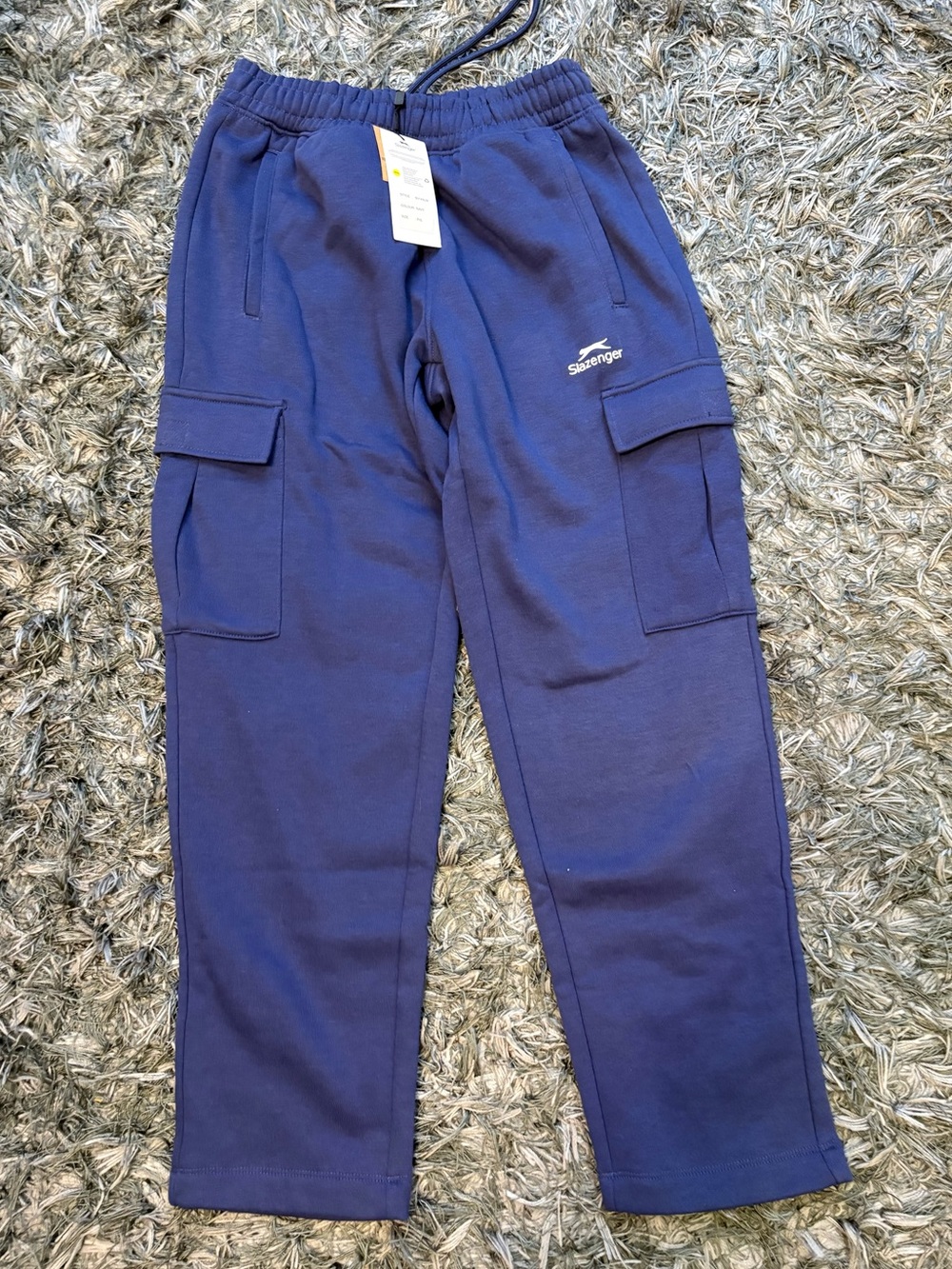Slazenger Fleece navy Cargo Pant